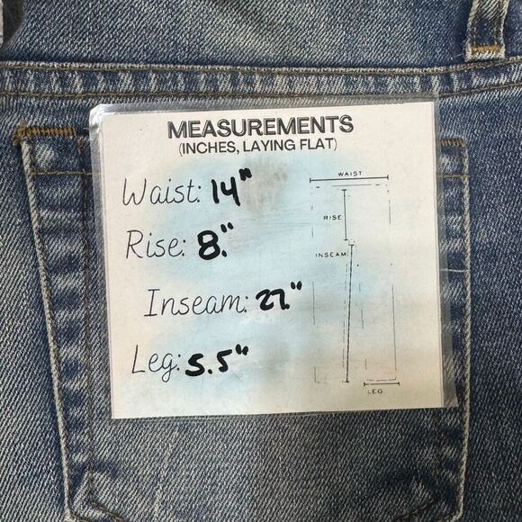 Joes Vintage Reserve 1971 mid rise jeans faux leather trim size 26 - Picture 7 of 7